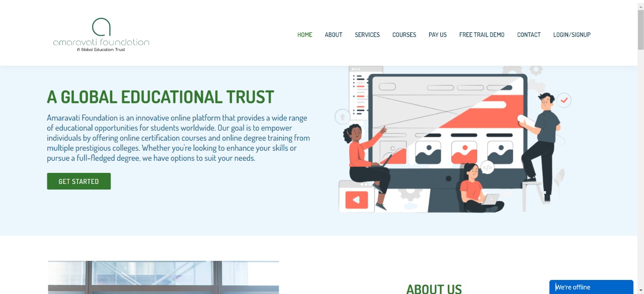 Amaravati Foundation Website