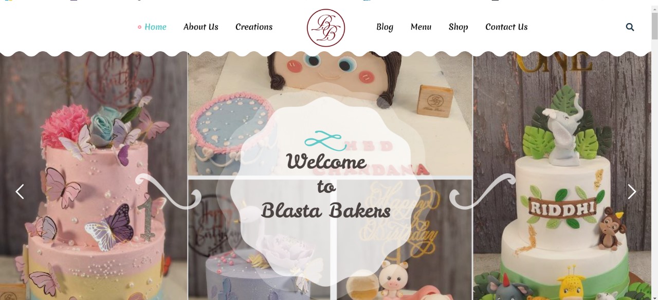 BlastaBakers - E-commerce Website